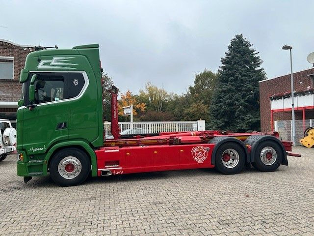Scania S580 V8 MEILLER Abroller  mit Lift+Lenkachse 6x2 - Hook lift truck: picture 5 Scania S580 V8 MEILLER Abroller  mit Lift+Lenkachse 6x2 - Hook lift truck: picture 5