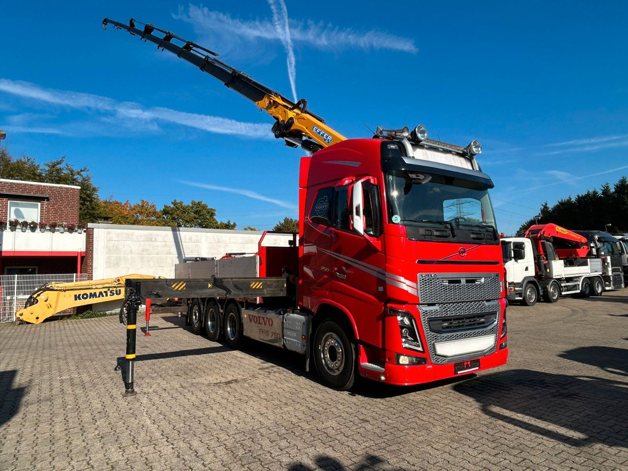 Volvo Autokran FH16 750 Pritsche EFFER 395/8S Lenk - Crane truck: picture 5 Volvo Autokran FH16 750 Pritsche EFFER 395/8S Lenk - Crane truck: picture 5