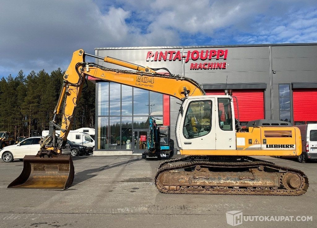 Liebherr 904 / Engcon, Kauha, Rasvari, Lämmitin, 2004, 20 987 h Kaivinkone, Ilmajoki - Crawler excavator: picture 1 Liebherr 904 / Engcon, Kauha, Rasvari, Lämmitin, 2004, 20 987 h Kaivinkone, Ilmajoki - Crawler excavator: picture 1