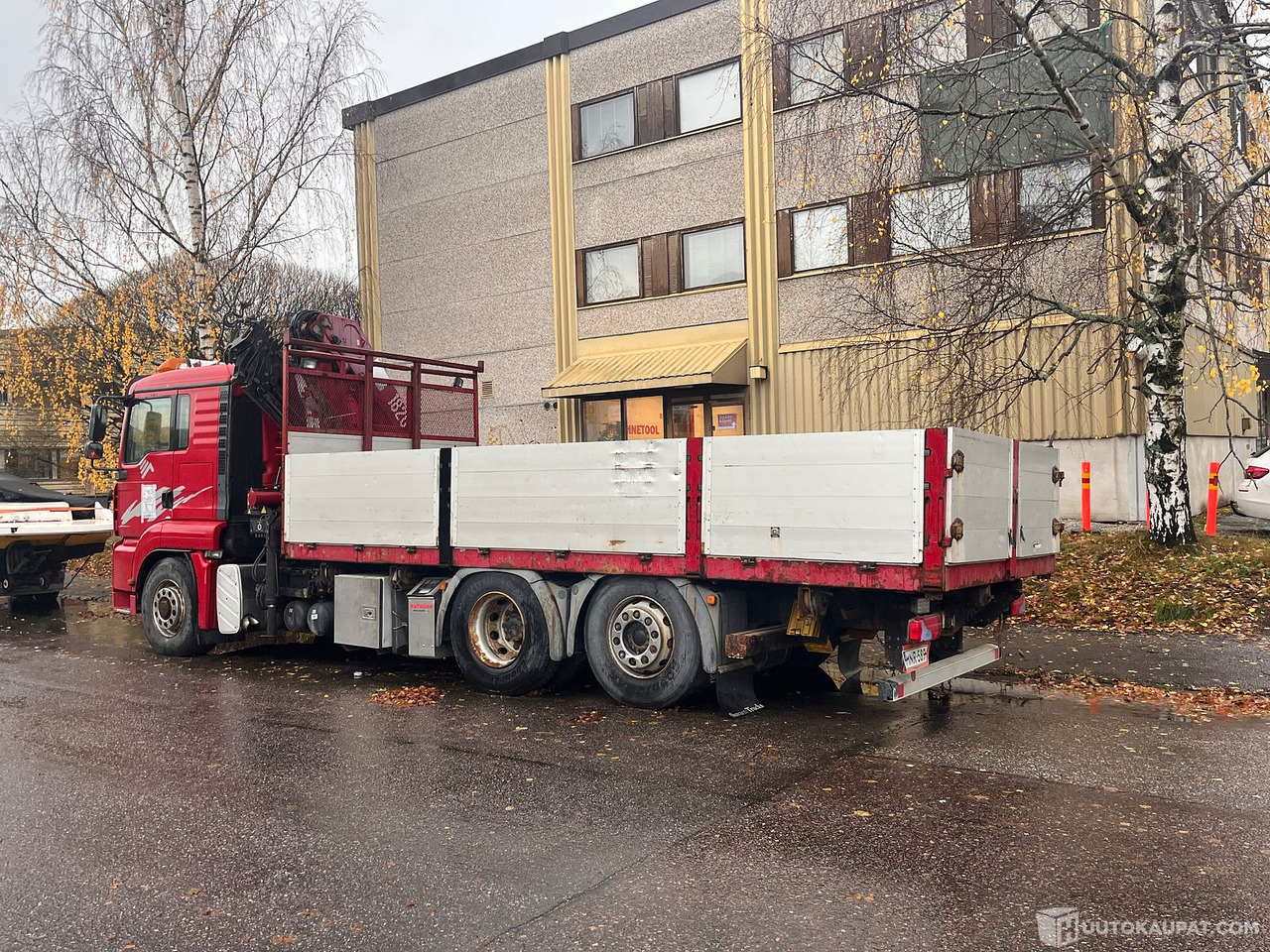 MAN TGA 26.400, kuorma-auto nosturilla, 2008, Helsinki - Dropside/ Flatbed truck, Crane truck: picture 5 MAN TGA 26.400, kuorma-auto nosturilla, 2008, Helsinki - Dropside/ Flatbed truck, Crane truck: picture 5