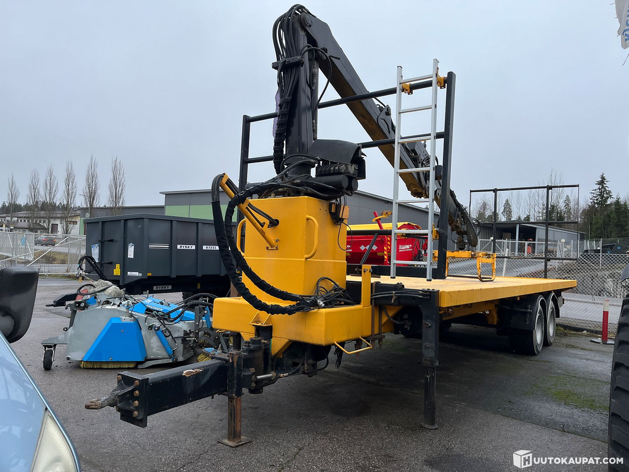 Bale trailer with crane (remote control), Pirkkala - Other: picture 2 Bale trailer with crane (remote control), Pirkkala - Other: picture 2