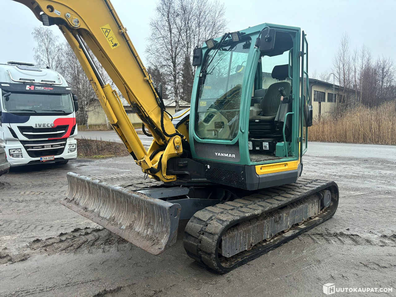 Yanmar VIO80-1 excavator + Engcon with two buckets., Ylivieska - Mini excavator: picture 3 Yanmar VIO80-1 excavator + Engcon with two buckets., Ylivieska - Mini excavator: picture 3