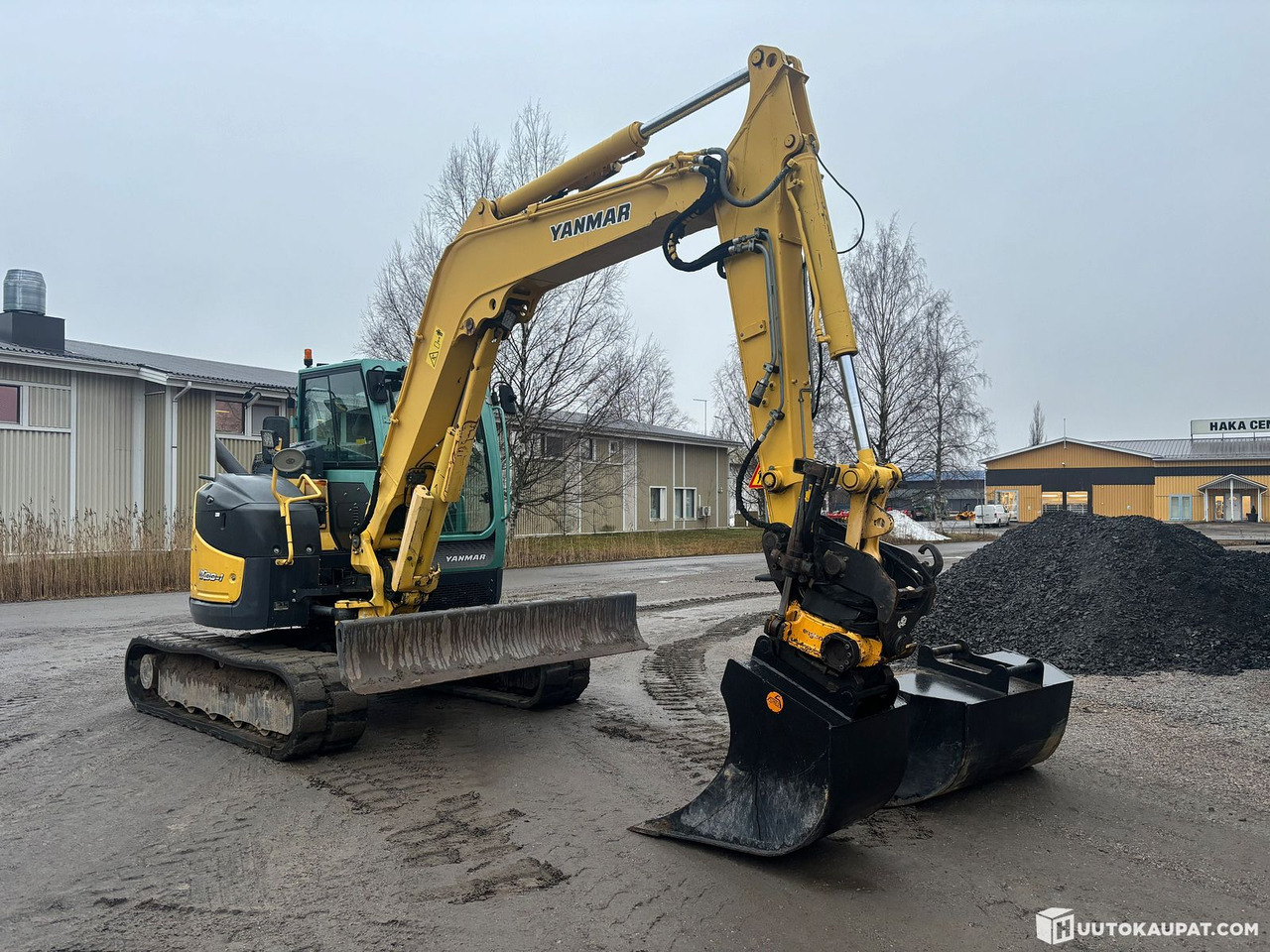 Yanmar VIO80-1 excavator + Engcon with two buckets., Ylivieska - Mini excavator: picture 2 Yanmar VIO80-1 excavator + Engcon with two buckets., Ylivieska - Mini excavator: picture 2