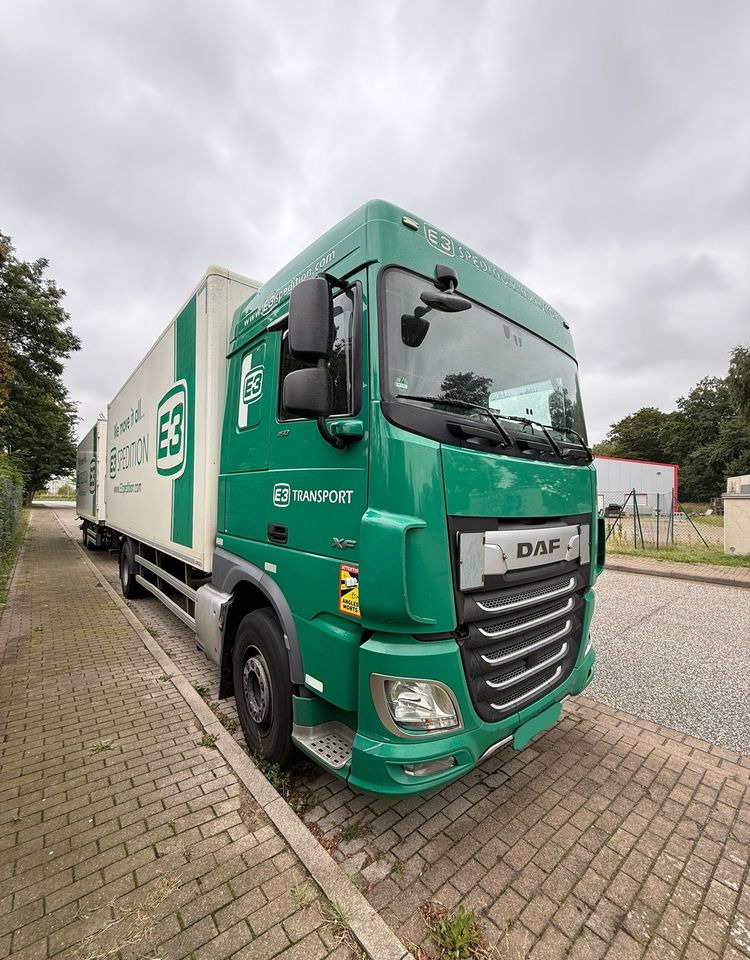 Box truck DAF XF ZESTAW TANDEM 2021 ORYGINALNY PRZEBIEG z Niemiec / PRZEJAZDOWY Z WINDĄ /: picture 7 Box truck DAF XF ZESTAW TANDEM 2021 ORYGINALNY PRZEBIEG z Niemiec / PRZEJAZDOWY Z WINDĄ /: picture 7