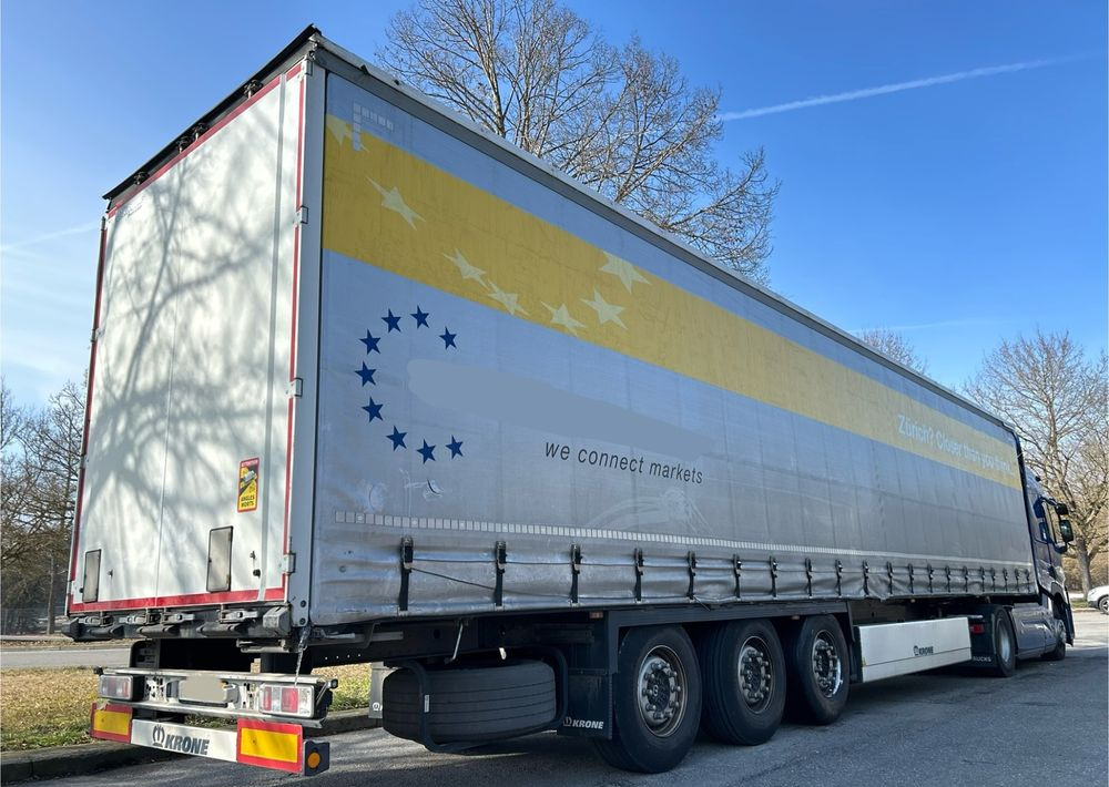 Krone STANDARD 2021 podnoszona oś OPONY 70% / STAN BARDZO DOBRY / OD PIERWSZEGO WŁAŚCICIELA / PALECIARA / TOP / sprowadzona z Niemiec !! - Curtainsider semi-trailer: picture 1 Krone STANDARD 2021 podnoszona oś OPONY 70% / STAN BARDZO DOBRY / OD PIERWSZEGO WŁAŚCICIELA / PALECIARA / TOP / sprowadzona z Niemiec !! - Curtainsider semi-trailer: picture 1