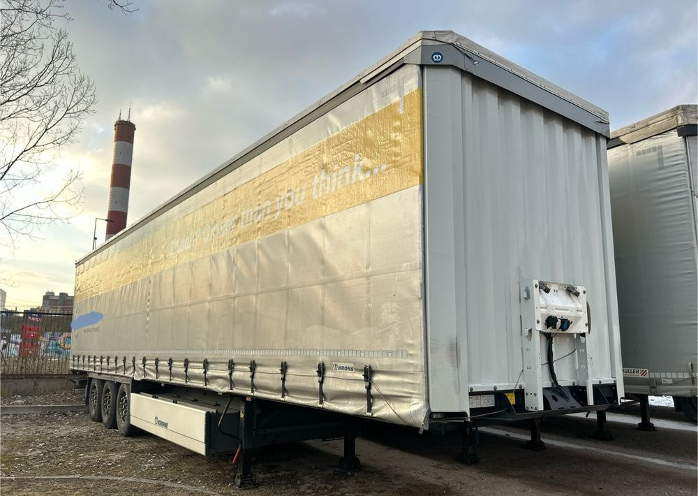 Krone STANDARD 2021 podnoszona oś OPONY 70% / STAN BARDZO DOBRY / OD PIERWSZEGO WŁAŚCICIELA / PALECIARA / TOP / sprowadzona z Niemiec !! - Curtainsider semi-trailer: picture 4 Krone STANDARD 2021 podnoszona oś OPONY 70% / STAN BARDZO DOBRY / OD PIERWSZEGO WŁAŚCICIELA / PALECIARA / TOP / sprowadzona z Niemiec !! - Curtainsider semi-trailer: picture 4