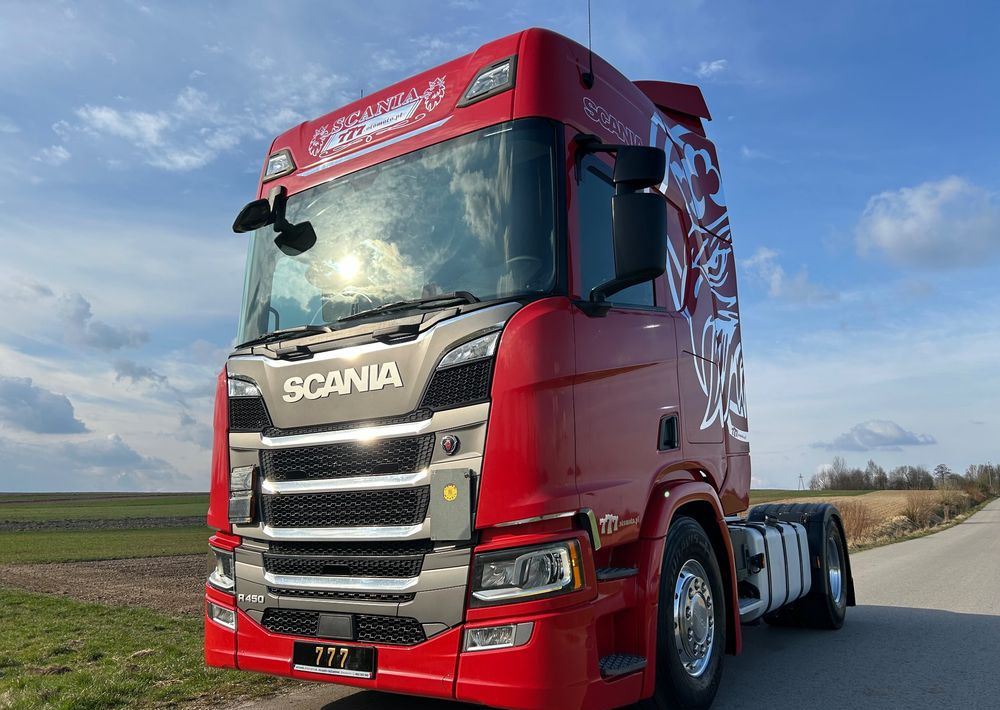 Scania R450 FULL ADR RETARDER ALUFELGI z Niemiec od jedynego właściciela ! HYDRAULIKA spod beczki spożywczej ! / do wywrotu ruchomej podłogi beczki TOP TOP TOP OKAZJA - Tractor truck: picture 1 Scania R450 FULL ADR RETARDER ALUFELGI z Niemiec od jedynego właściciela ! HYDRAULIKA spod beczki spożywczej ! / do wywrotu ruchomej podłogi beczki TOP TOP TOP OKAZJA - Tractor truck: picture 1