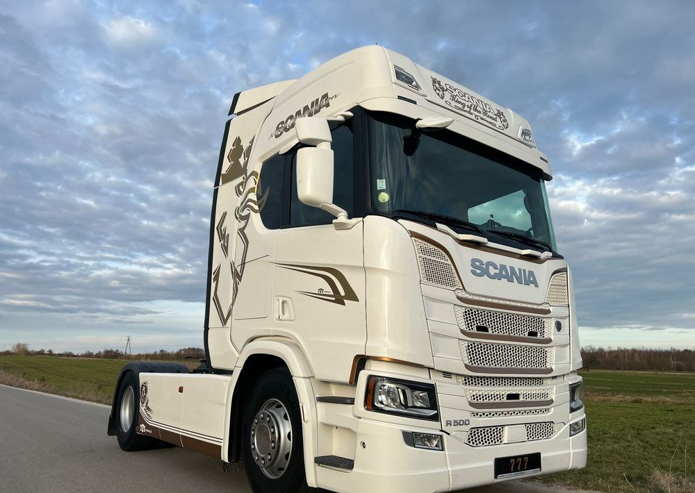 Scania R500 FULL AIR 2019 10x poduszki KLIMA POSTOJOWA / RETARDER / FULL SPOJLER / TOP STAN / od jedynego właściciela ! HYDRAULIKA spod beczki spożywczej ! / do wywrotu ruchomej podłogi beczki TOP TOP - Tractor truck: picture 3 Scania R500 FULL AIR 2019 10x poduszki KLIMA POSTOJOWA / RETARDER / FULL SPOJLER / TOP STAN / od jedynego właściciela ! HYDRAULIKA spod beczki spożywczej ! / do wywrotu ruchomej podłogi beczki TOP TOP - Tractor truck: picture 3