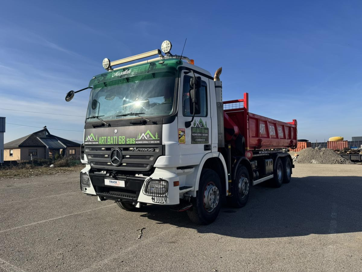 Mercedes Actros BLUETEC4 - Tipper, Crane truck: picture 2 Mercedes Actros BLUETEC4 - Tipper, Crane truck: picture 2