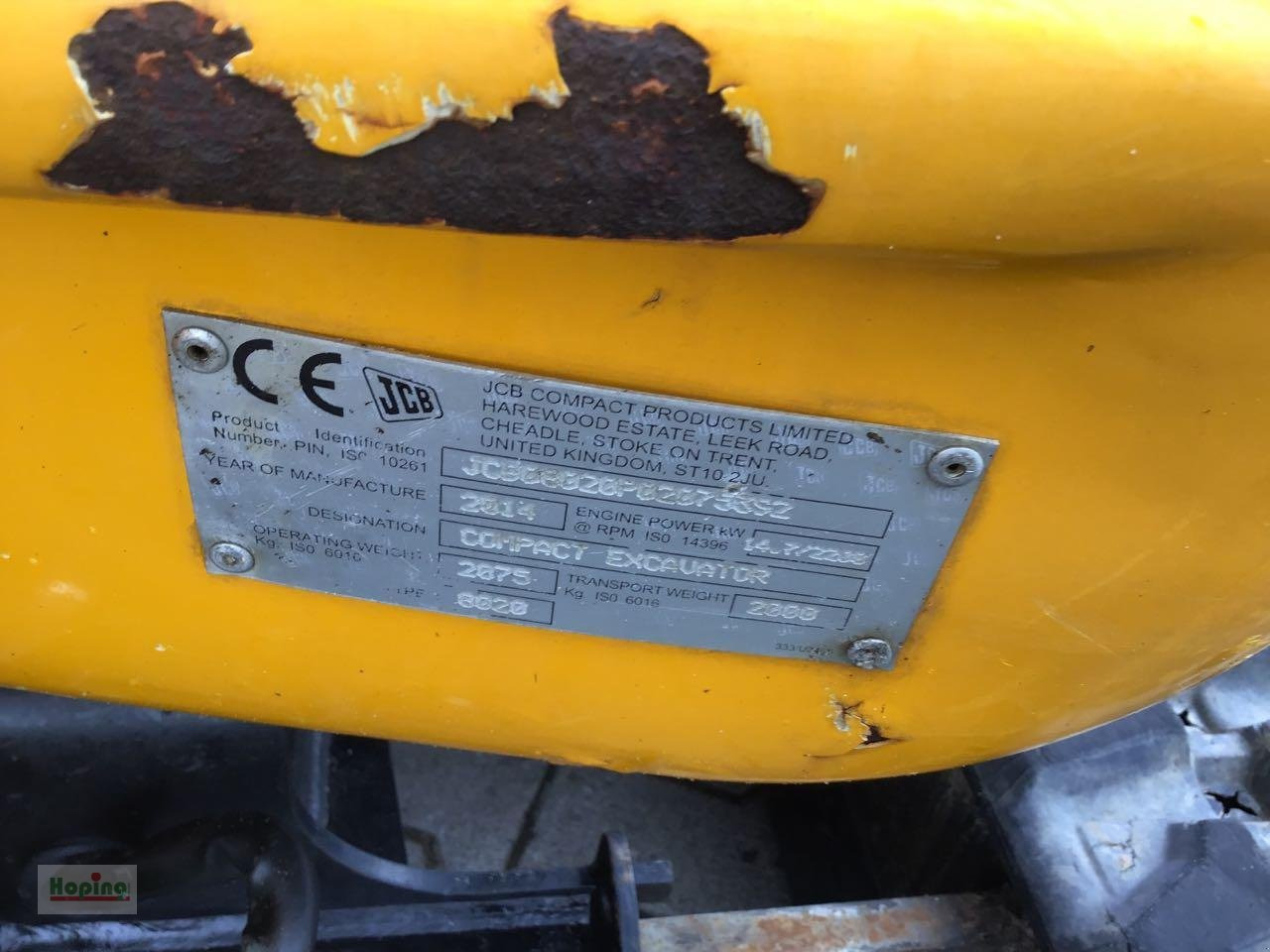 Mini excavator JCB 8020: picture 6