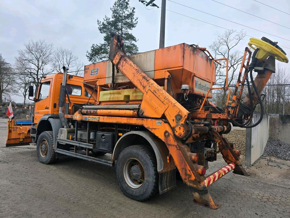 Mercedes-Benz Allrad Atego 1828 AK Absetzkipper Meiller Schmidt Schneepflug Küpper-Weisser Salzstreuer Allrad - Snow removal vehicle: picture 2 Mercedes-Benz Allrad Atego 1828 AK Absetzkipper Meiller Schmidt Schneepflug Küpper-Weisser Salzstreuer Allrad - Snow removal vehicle: picture 2