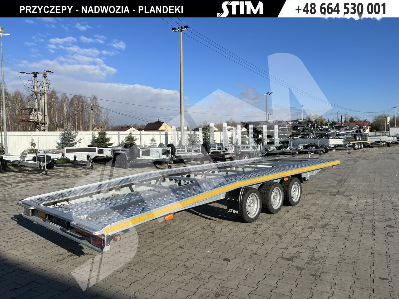 Stim L23/PP-TS/60-35S - Autotransporter trailer: picture 2 Stim L23/PP-TS/60-35S - Autotransporter trailer: picture 2