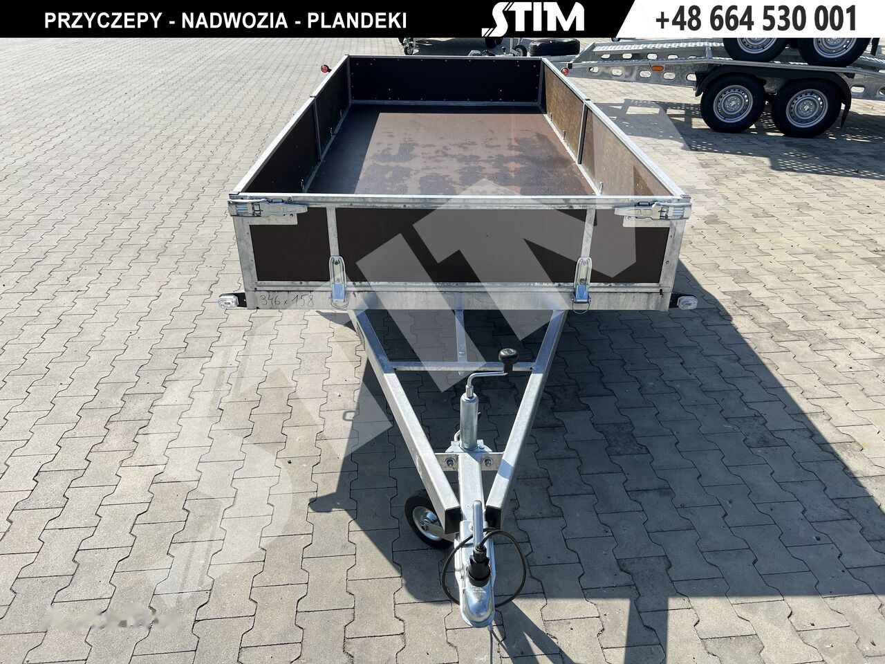 Stim S11-075/3415R + przednia burta otwierana + wzmocnienie ramy - Car trailer: picture 4 Stim S11-075/3415R + przednia burta otwierana + wzmocnienie ramy - Car trailer: picture 4