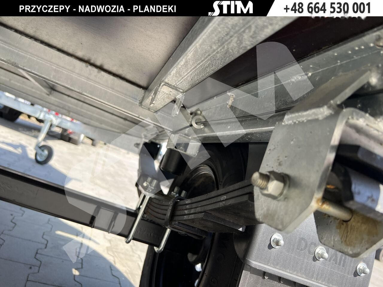 New Car trailer Stim S11-075/3415R + przednia burta otwierana + wzmocnienie ramy: picture 8