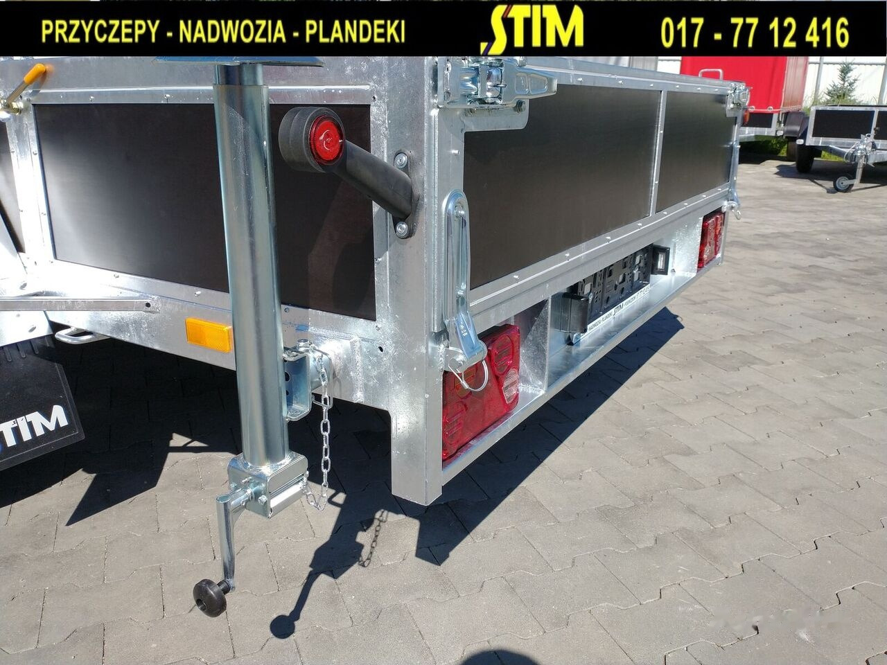 Stim S22, przyczepa do przewozu sprzętu budowlanego - Plant trailer: picture 4 Stim S22, przyczepa do przewozu sprzętu budowlanego - Plant trailer: picture 4
