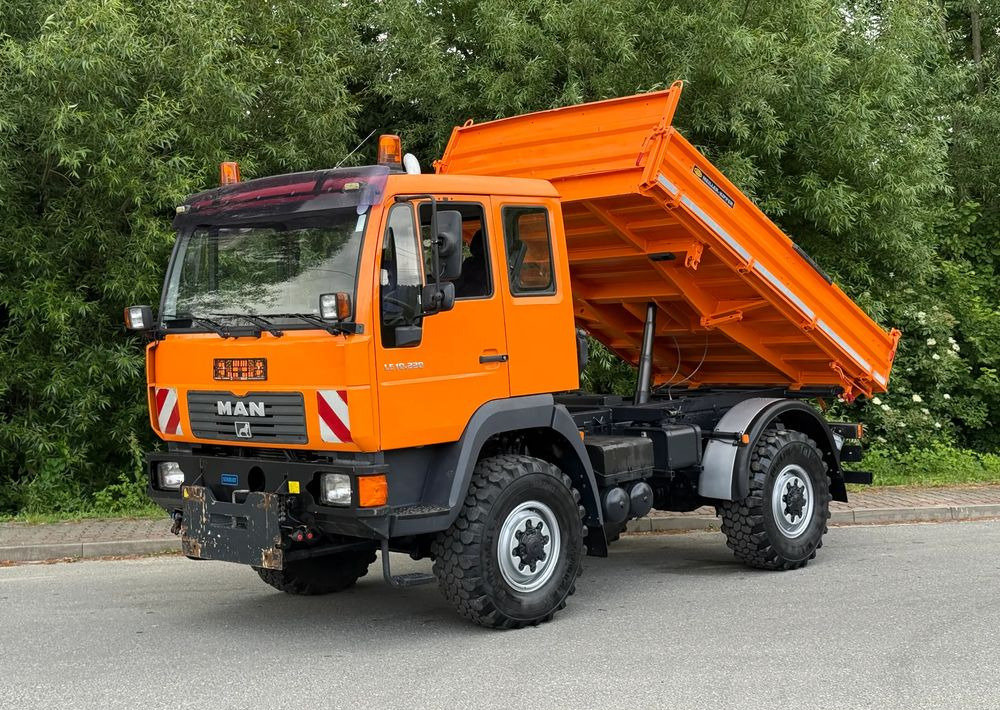 MAN * MAN 10-220 * Kiper Wywrotka Meiller * 4x4 * Zimowe Utrzymanie * Unimog * - Tipper: picture 1 MAN * MAN 10-220 * Kiper Wywrotka Meiller * 4x4 * Zimowe Utrzymanie * Unimog * - Tipper: picture 1