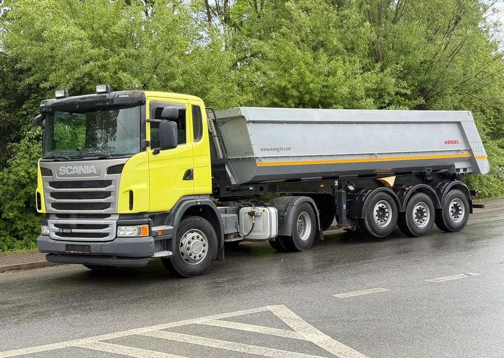 Scania * Zestaw * Scania G400 + Naczepa Kogel Kiper Wywrotka * Sprowadzony * Bardzo Dobry Stan * - Tipper: picture 3 Scania * Zestaw * Scania G400 + Naczepa Kogel Kiper Wywrotka * Sprowadzony * Bardzo Dobry Stan * - Tipper: picture 3