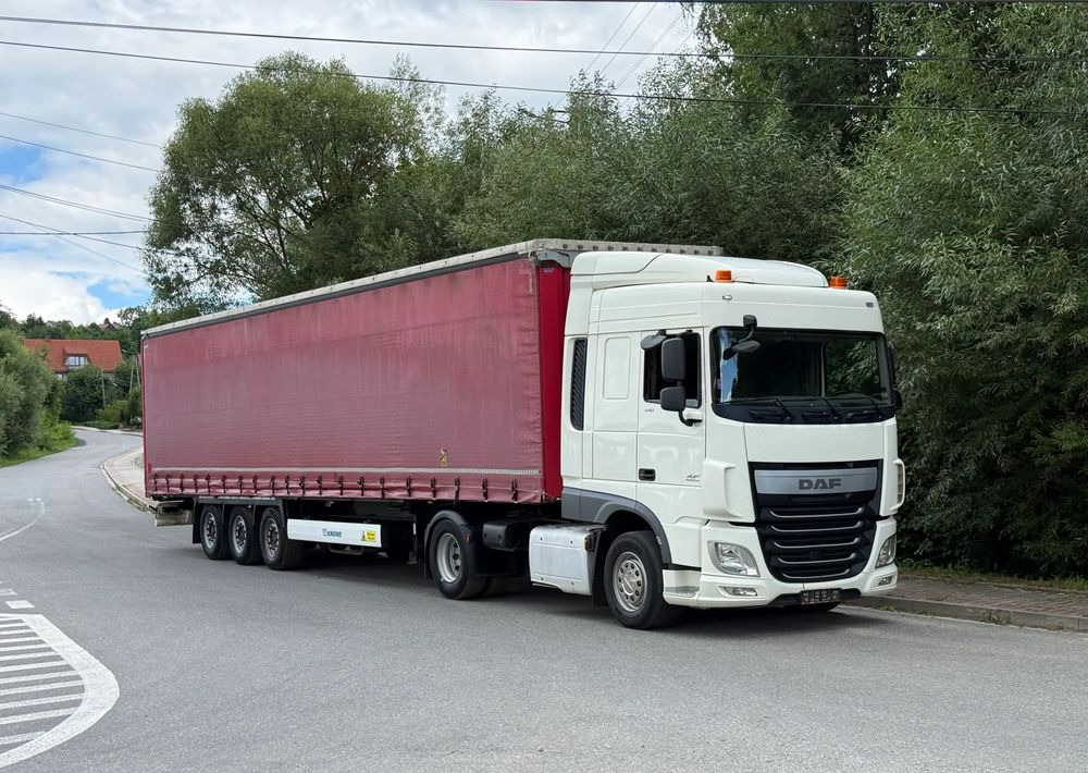 DAF * Zestaw * DAF 106 Euro 6 + Naczepa Krone * Bardzo Dobry Stan - Tractor truck, Curtainsider semi-trailer: picture 2 DAF * Zestaw * DAF 106 Euro 6 + Naczepa Krone * Bardzo Dobry Stan - Tractor truck, Curtainsider semi-trailer: picture 2
