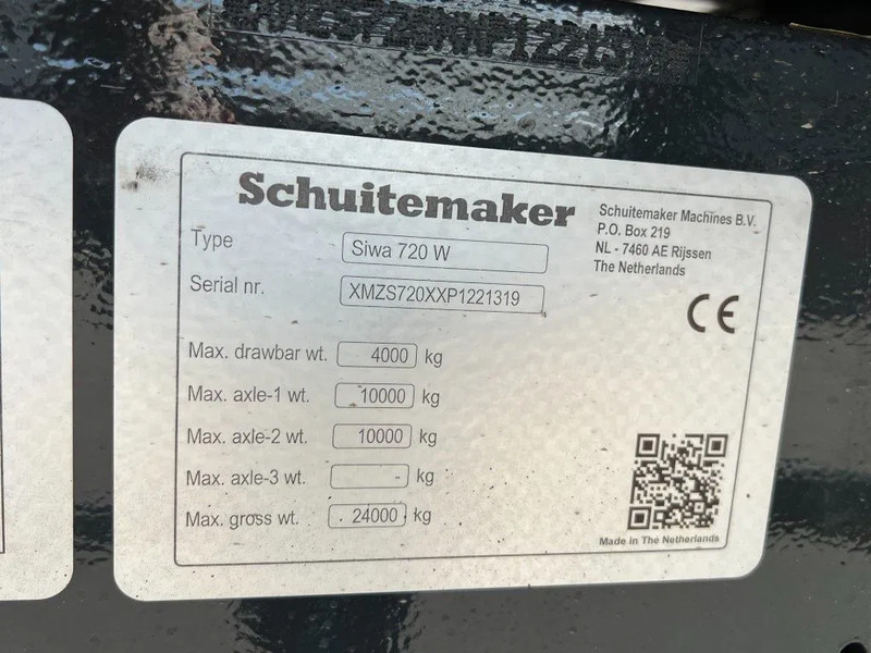 Farm trailer Schuitemaker Siwa 720 W: picture 18 Farm trailer Schuitemaker Siwa 720 W: picture 18