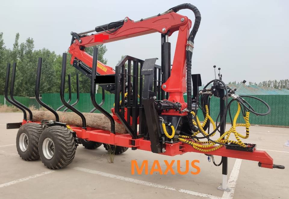 New Forestry trailer NEW MAXUS 8t Forest Trailer with 2-ton Crane Warranty up to 10 YEARS НОВА прицепа лісова 8т Журавль 2т MAXUS Гарантія до 10 РОКІВ NOWA przyczepa leśna 8t Żuraw 2t MAXUS Gwarancja do 10 LAT: picture 9