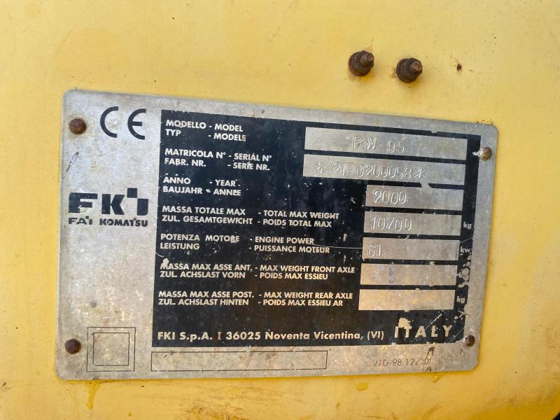 Wheel excavator Komatsu PW95: picture 14