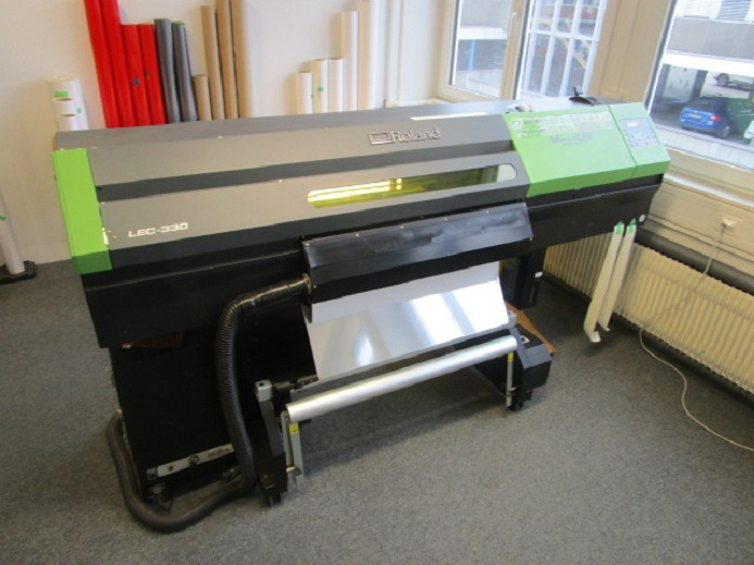 DRUCK- UND SCHNEID-MASCHINE ROLAND LEC-330 - Digital printing machine: picture 2 DRUCK- UND SCHNEID-MASCHINE ROLAND LEC-330 - Digital printing machine: picture 2