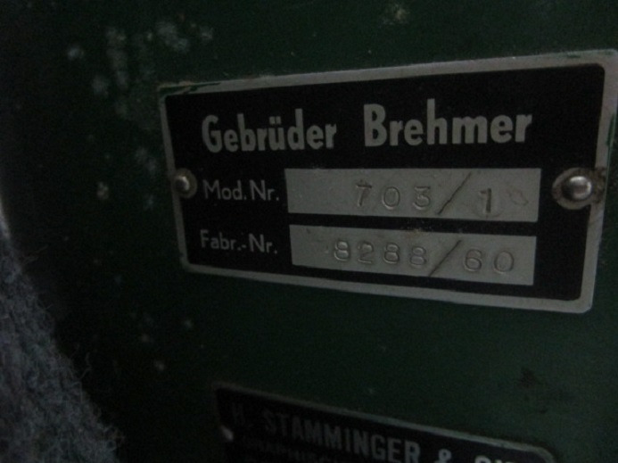 GEBRÜDER BREHMER 703/1 - Printing machinery: picture 4 GEBRÜDER BREHMER 703/1 - Printing machinery: picture 4