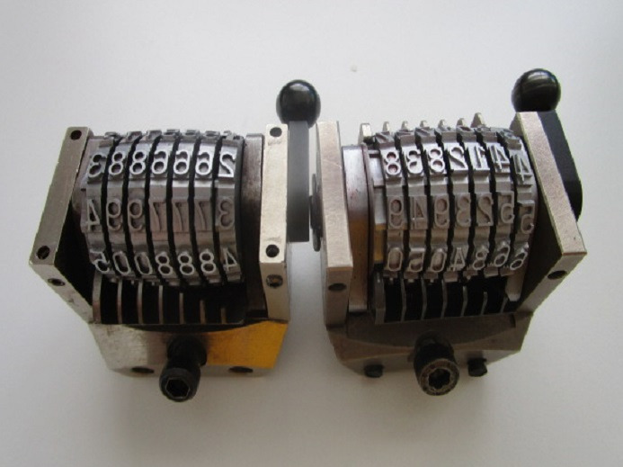 6 x NUMMERATOREN QUERSTELLER,VORWÄRTS, KLEIN - Spare parts for Printing machinery: picture 3 6 x NUMMERATOREN QUERSTELLER,VORWÄRTS, KLEIN - Spare parts for Printing machinery: picture 3