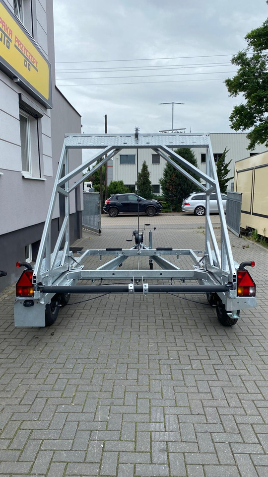PRZYCZEPA WARK KABLOWA Z WCIĄGARKĄ RĘCZNĄ, DMC 3500 KG / WARK Cable Trailer with Manual Winch, DMC 3500 KG - Cable reel trailer: picture 2 PRZYCZEPA WARK KABLOWA Z WCIĄGARKĄ RĘCZNĄ, DMC 3500 KG / WARK Cable Trailer with Manual Winch, DMC 3500 KG - Cable reel trailer: picture 2