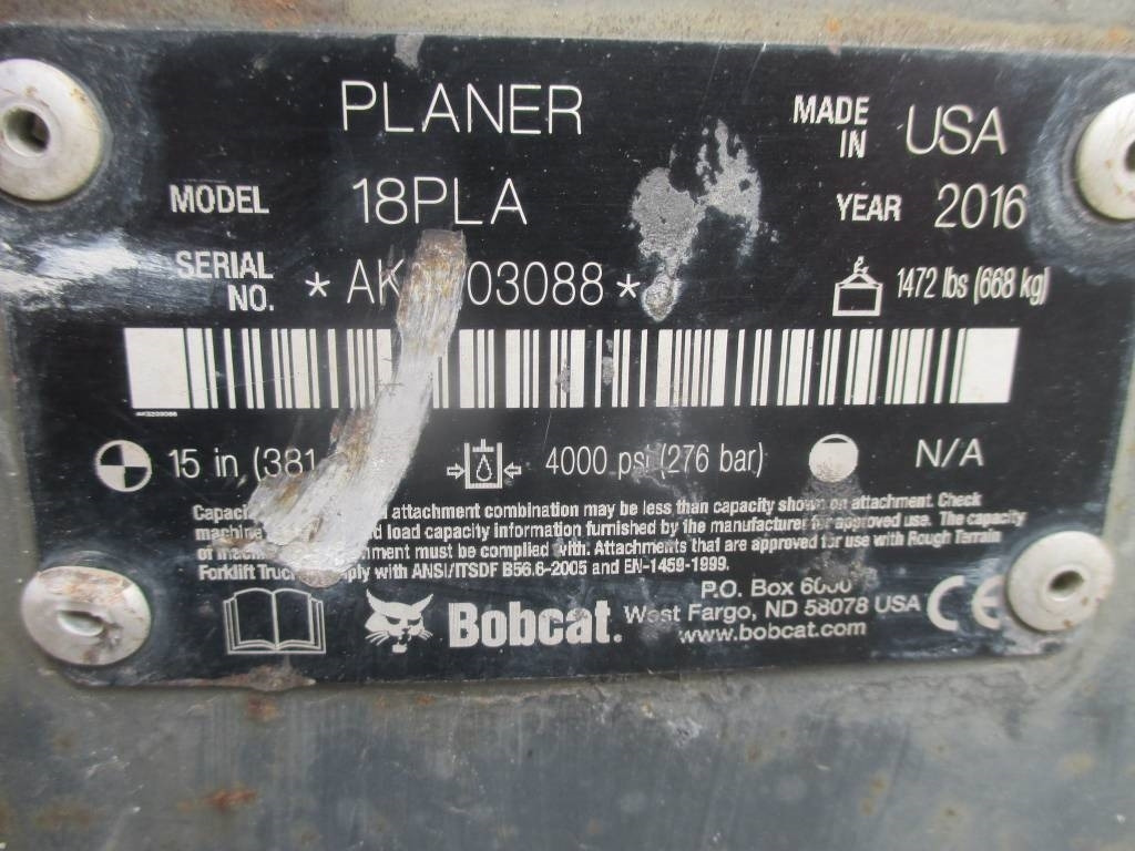 Scraper Bobcat 18 PLA: picture 12 Scraper Bobcat 18 PLA: picture 12