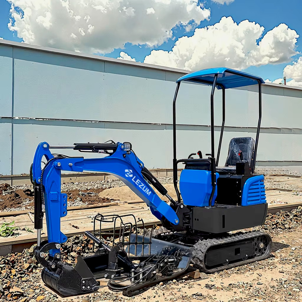 LEZUM DY12E Factory Sale Home Farm Mini Digger Excavators Two-sided Hybrid Electronic Pilot Electric Remote Control Mini Digger Excavator - Mini excavator: picture 2 LEZUM DY12E Factory Sale Home Farm Mini Digger Excavators Two-sided Hybrid Electronic Pilot Electric Remote Control Mini Digger Excavator - Mini excavator: picture 2