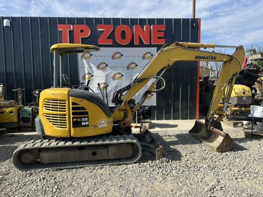 Komatsu PC55MR-3 à 22500 Euros HT - Mini excavator: picture 1 Komatsu PC55MR-3 à 22500 Euros HT - Mini excavator: picture 1