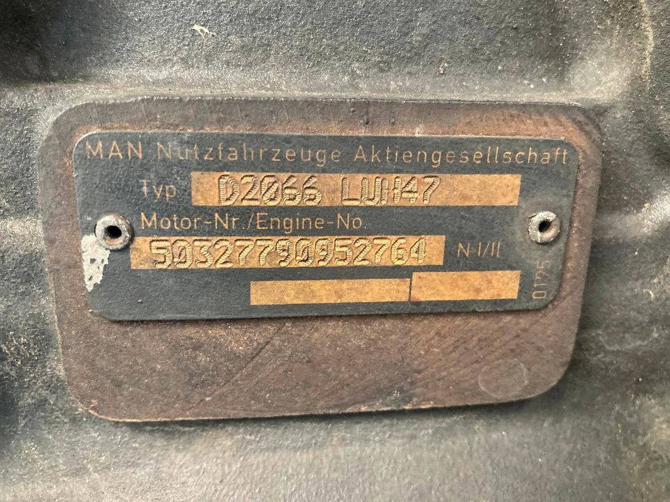 MAN Motor MAN Lions City D2066 LUH47 LUH 47 2066 EEV - Engine for Bus: picture 3 MAN Motor MAN Lions City D2066 LUH47 LUH 47 2066 EEV - Engine for Bus: picture 3
