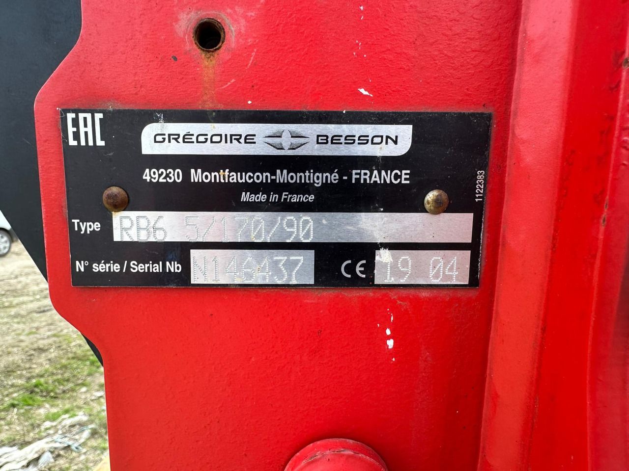 Plow Gregoire Besson Rover 60 - Plow: picture 5 Plow Gregoire Besson Rover 60 - Plow: picture 5