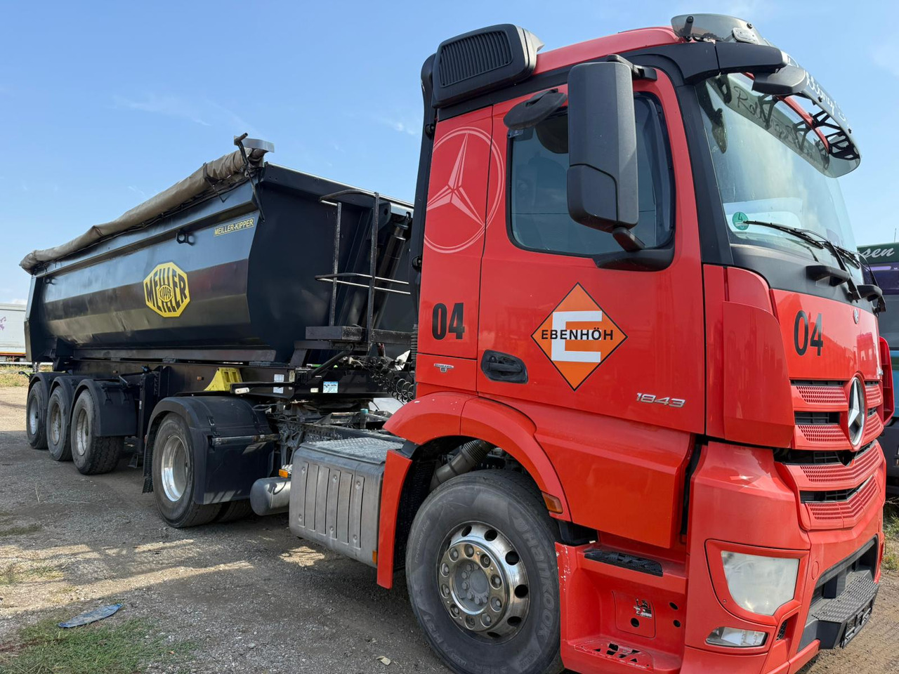 MERCEDES-MEILLER TILTABLE ASSEMBLY - Tractor truck, Tipper semi-trailer: picture 2 MERCEDES-MEILLER TILTABLE ASSEMBLY - Tractor truck, Tipper semi-trailer: picture 2