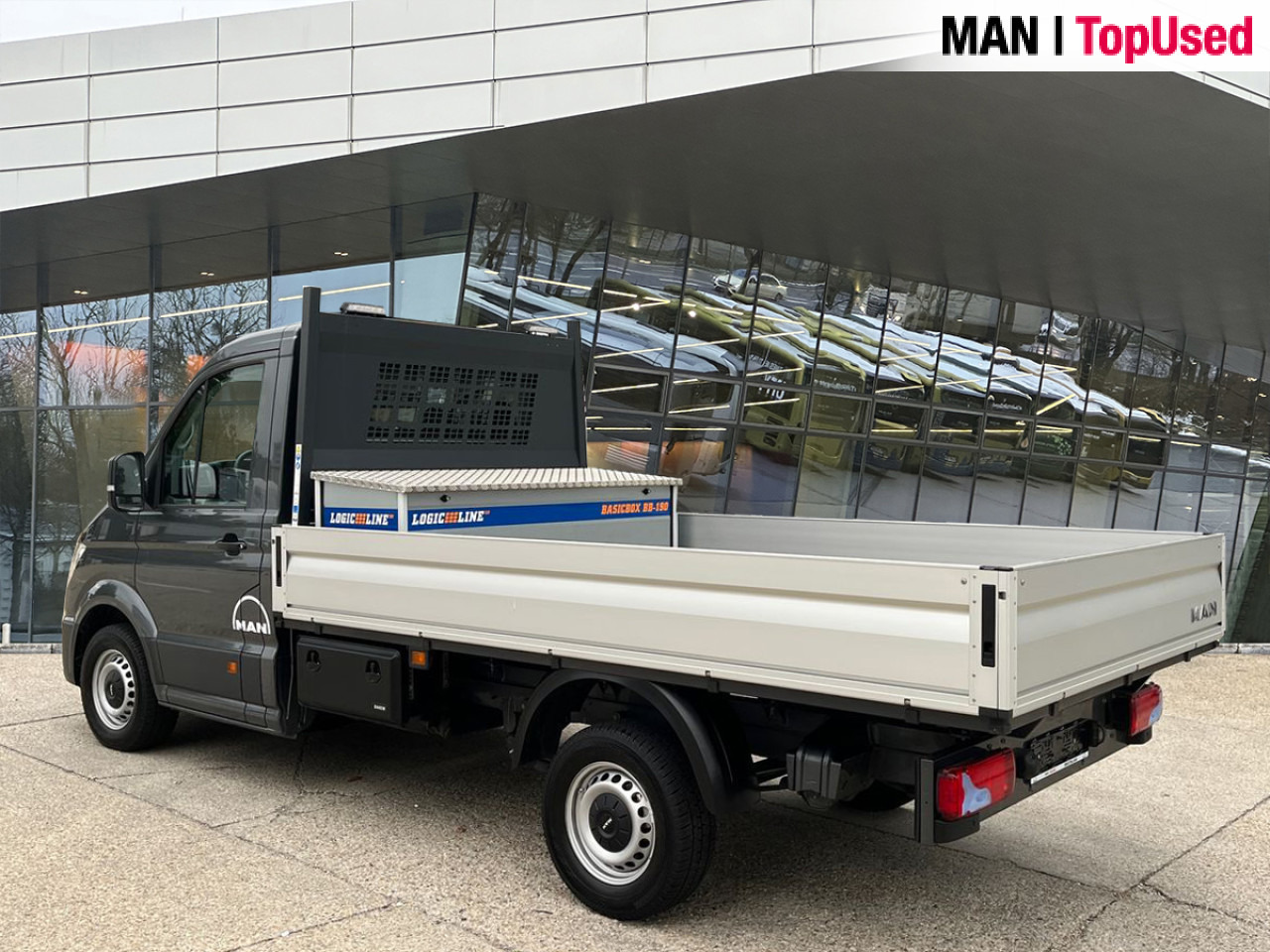 MAN TGE 3.140 4X2F SB, Automatic, Flat bed Klima ZV - Open body delivery van: picture 2 MAN TGE 3.140 4X2F SB, Automatic, Flat bed Klima ZV - Open body delivery van: picture 2