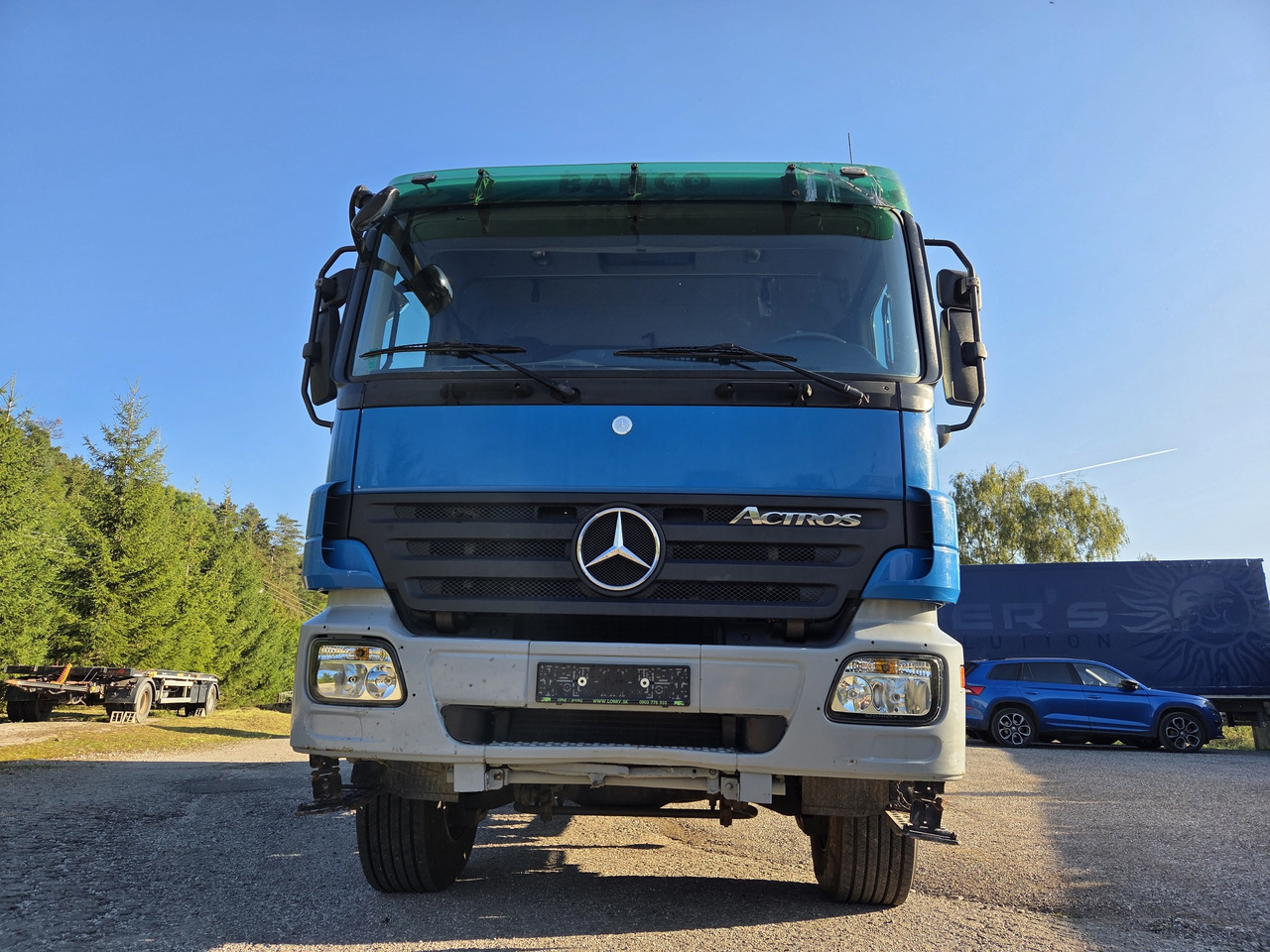 MERCEDES-BENZ ACTROS 3341 6x6 + CRANE PM 30 Radio Control - Dropside/ Flatbed truck, Crane truck: picture 2 MERCEDES-BENZ ACTROS 3341 6x6 + CRANE PM 30 Radio Control - Dropside/ Flatbed truck, Crane truck: picture 2