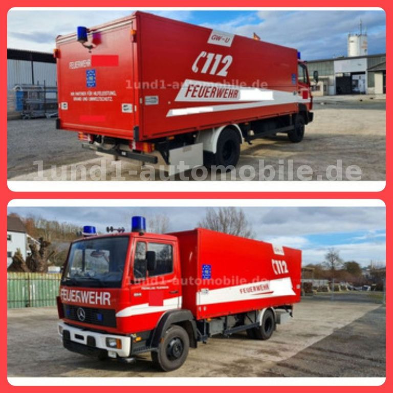 Mercedes-Benz 814 Feuerwehr GWG Edelstahl nur orig. 16.200km 814 Feuerwehr GWG Edelstahl nur orig. 16.200km - Fire truck: picture 2 Mercedes-Benz 814 Feuerwehr GWG Edelstahl nur orig. 16.200km 814 Feuerwehr GWG Edelstahl nur orig. 16.200km - Fire truck: picture 2