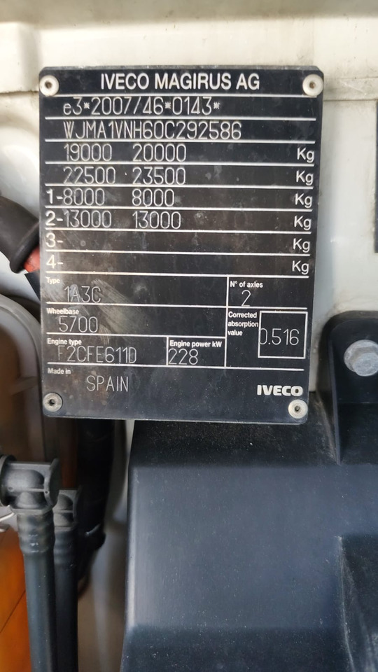 Crane truck IVECO STRALIS 190S31: picture 37