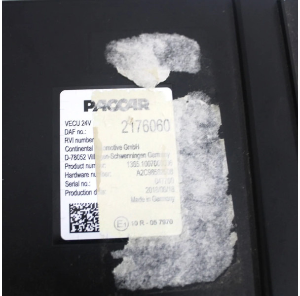 DAF XF106 VECU Module 2176060 Euro 6 - ECU for Truck: picture 2 DAF XF106 VECU Module 2176060 Euro 6 - ECU for Truck: picture 2