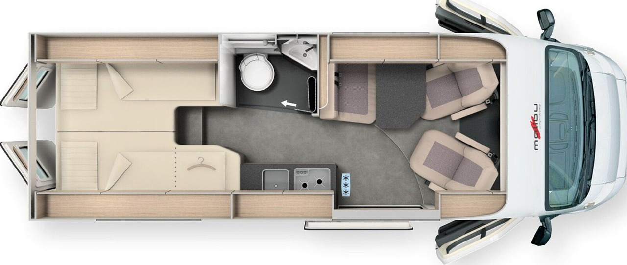 Malibu Relax 640 LE R active MJ26*Steckdosenpaket*Radio - Camper van: picture 2 Malibu Relax 640 LE R active MJ26*Steckdosenpaket*Radio - Camper van: picture 2