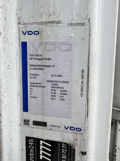 Mercedes-Benz Atego 1224 L 4x2 970.25 - Curtain side truck: picture 3 Mercedes-Benz Atego 1224 L 4x2 970.25 - Curtain side truck: picture 3