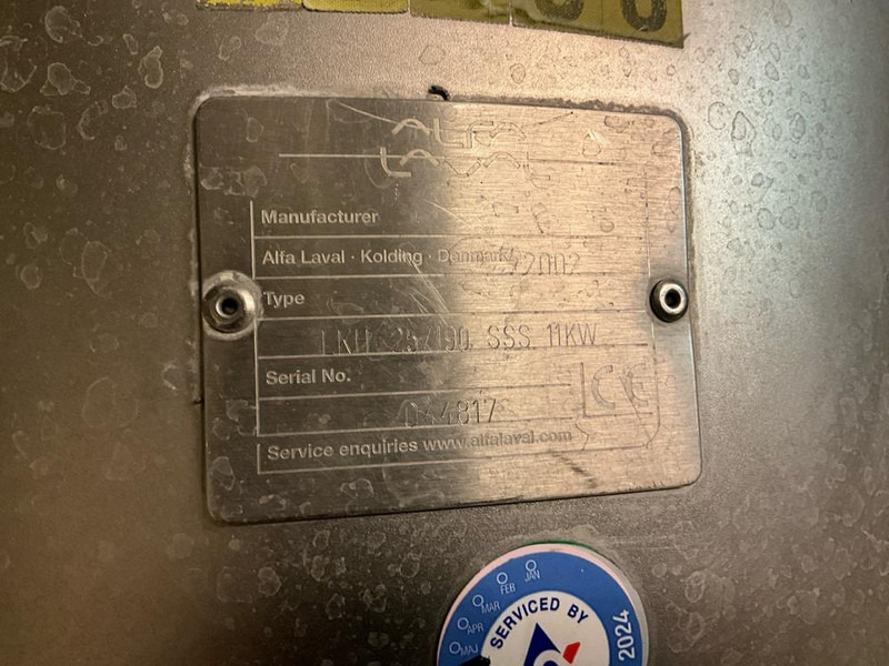 Alfa Romeo Laval LKH 25/190 - Air compressor: picture 5 Alfa Romeo Laval LKH 25/190 - Air compressor: picture 5