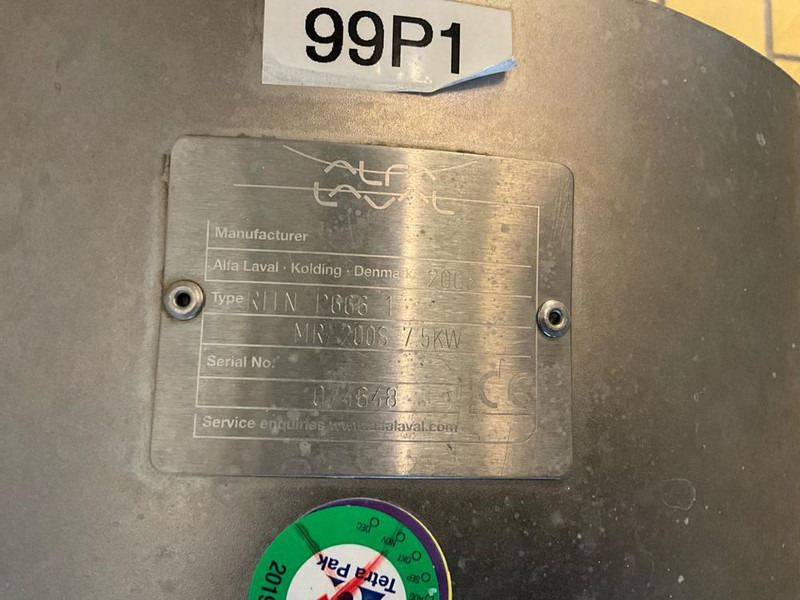 Alfa Romeo Laval MR 200S - Air compressor: picture 3 Alfa Romeo Laval MR 200S - Air compressor: picture 3