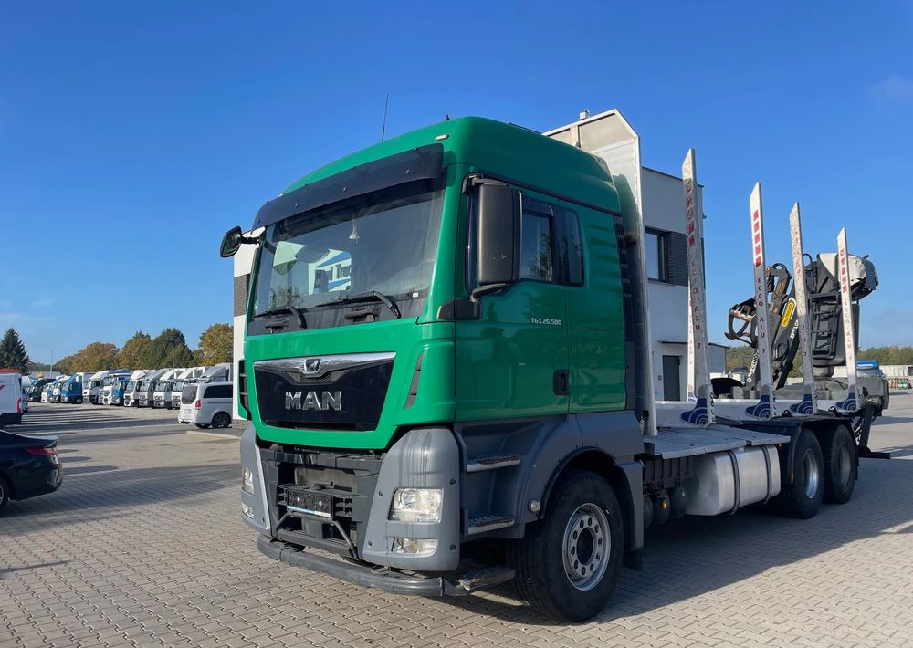 MAN TGX 26.500, 6x4, HDS EPSILOM M12Z, do transportu drewna. - Logging truck, Crane truck: picture 2 MAN TGX 26.500, 6x4, HDS EPSILOM M12Z, do transportu drewna. - Logging truck, Crane truck: picture 2