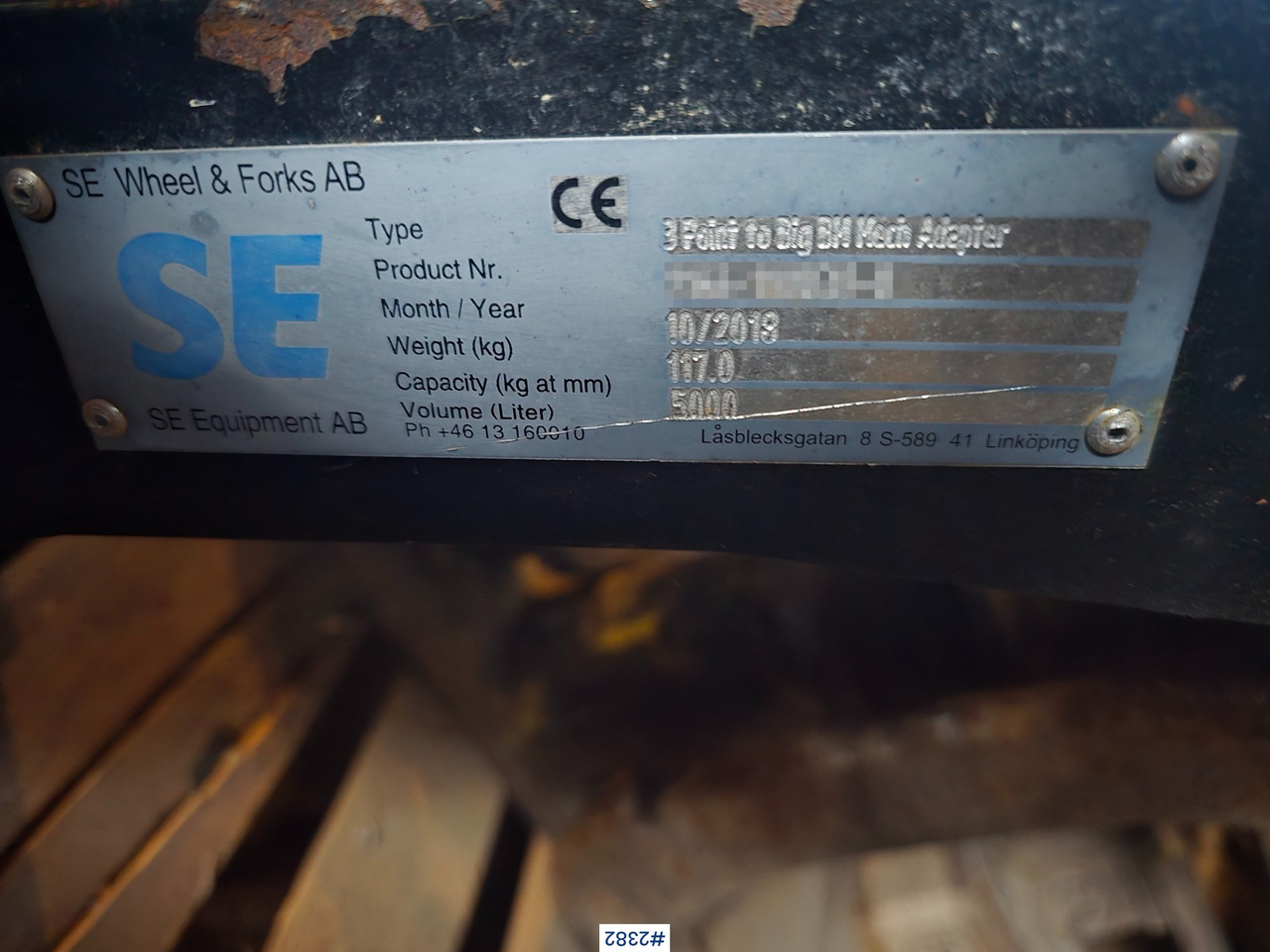 Attachment bracket 3-point / Large BM - Attachment for Construction machinery: picture 2 Attachment bracket 3-point / Large BM - Attachment for Construction machinery: picture 2