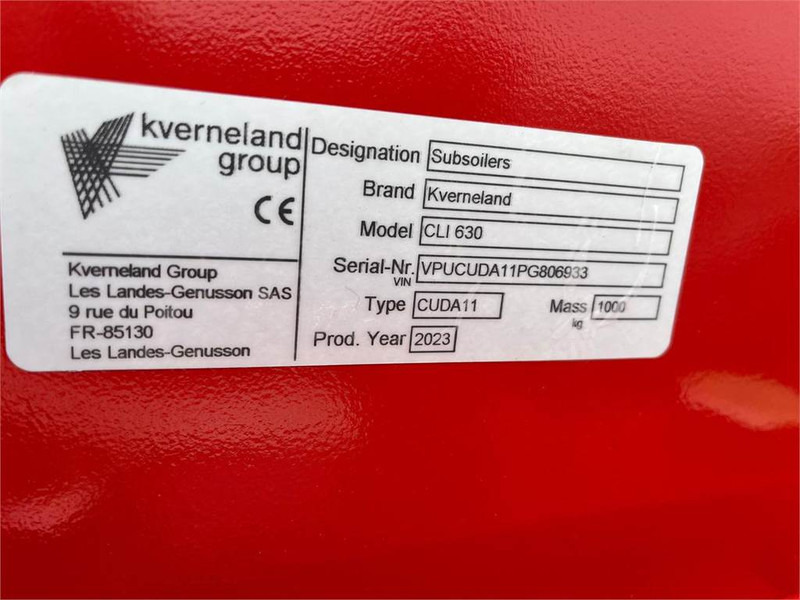 Kverneland CLI 630 - Subsoiler: picture 5 Kverneland CLI 630 - Subsoiler: picture 5