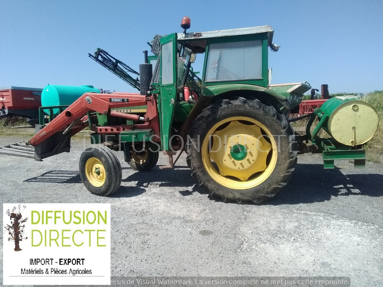 JOHN DEERE TRACTEUR 1120 - Farm tractor: picture 1 JOHN DEERE TRACTEUR 1120 - Farm tractor: picture 1
