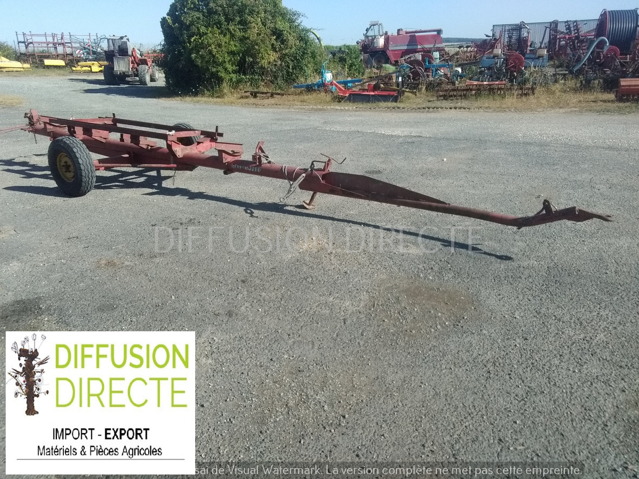 MASSEY FERGUSON CHARIOT DE COUPE 450 - Combine header trailer: picture 1 MASSEY FERGUSON CHARIOT DE COUPE 450 - Combine header trailer: picture 1