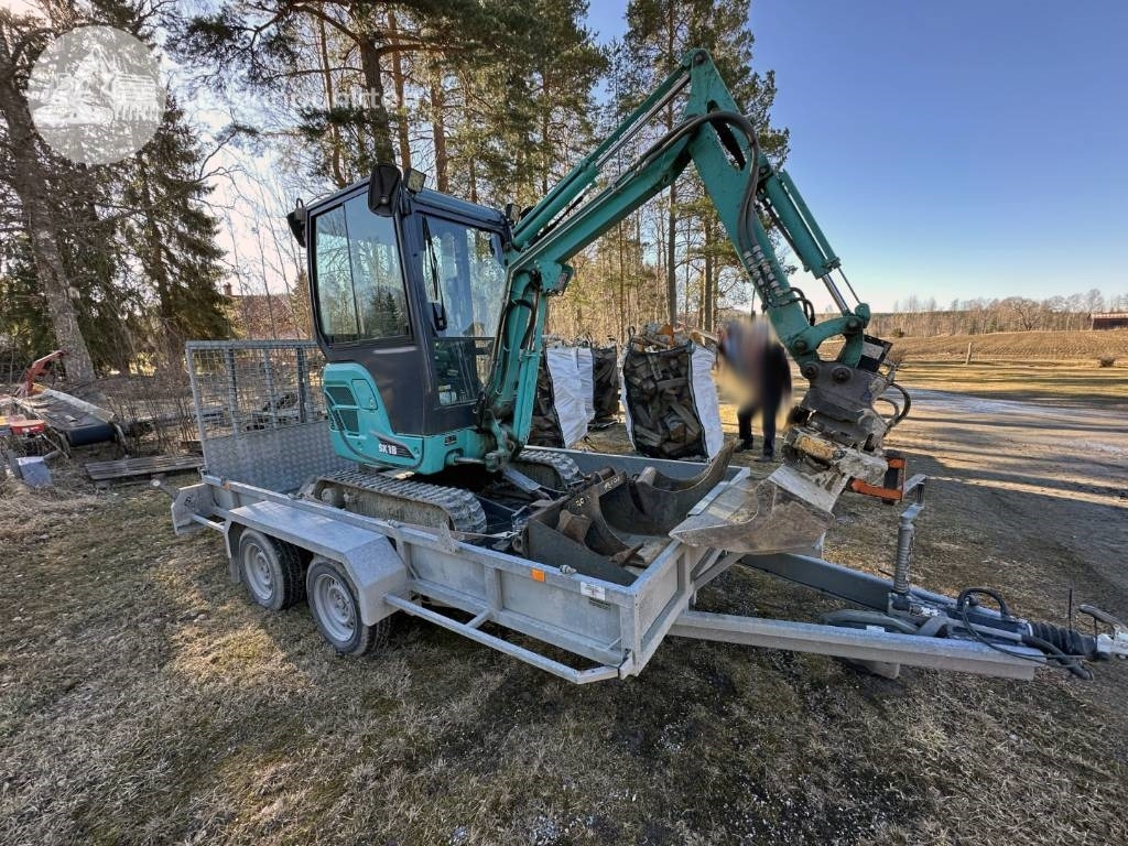 Kobelco SK 18 Med vagn! - Mini excavator: picture 3 Kobelco SK 18 Med vagn! - Mini excavator: picture 3